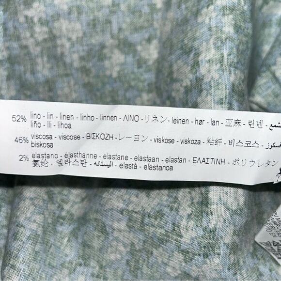 Zara Floral Print Linen Blend Jumpsuit(Size Medium) - Picture 11 of 11